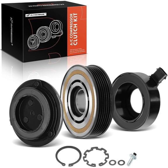 A-Premium Air Conditioner AC Compressor Clutch Kit Compatible with Chevrolet Camaro 2010-2015 3.6L
