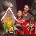 thumbnail image 4 of Christmas Gift Three-dimensional Christmas Lighted Cabin Village House Decor, 4 of 5