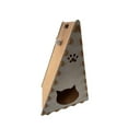 thumbnail image 2 of jinwen Triangle Cat Scratching Wear Resistant Grind Claws for Biting Climbing Kitten Beige, 2 of 9
