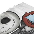 thumbnail image 3 of Cortina de ducha de Jack Skellington, juego de cortinas de ducha con dibujos animados para niños, niñas, dormitorios universitarios, baño, accesorios de decoración de bañera a prueba de agua con 12, 3 of 8