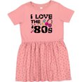thumbnail image 3 of Inktastic I Love the '80s-musical Notes Girls Toddler Dress, 3 of 5
