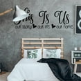 JIaleilei This Is Us English Phrase Wall Sticker Decoration Sticker Can