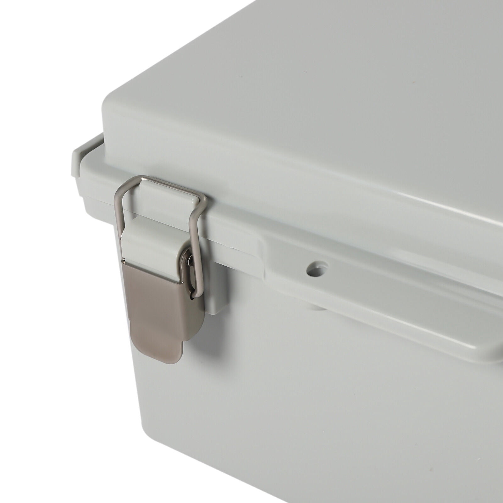 Hinged Cover Stainless Steel Latch Junction Box with Mounting Plate 15*11*5.1in