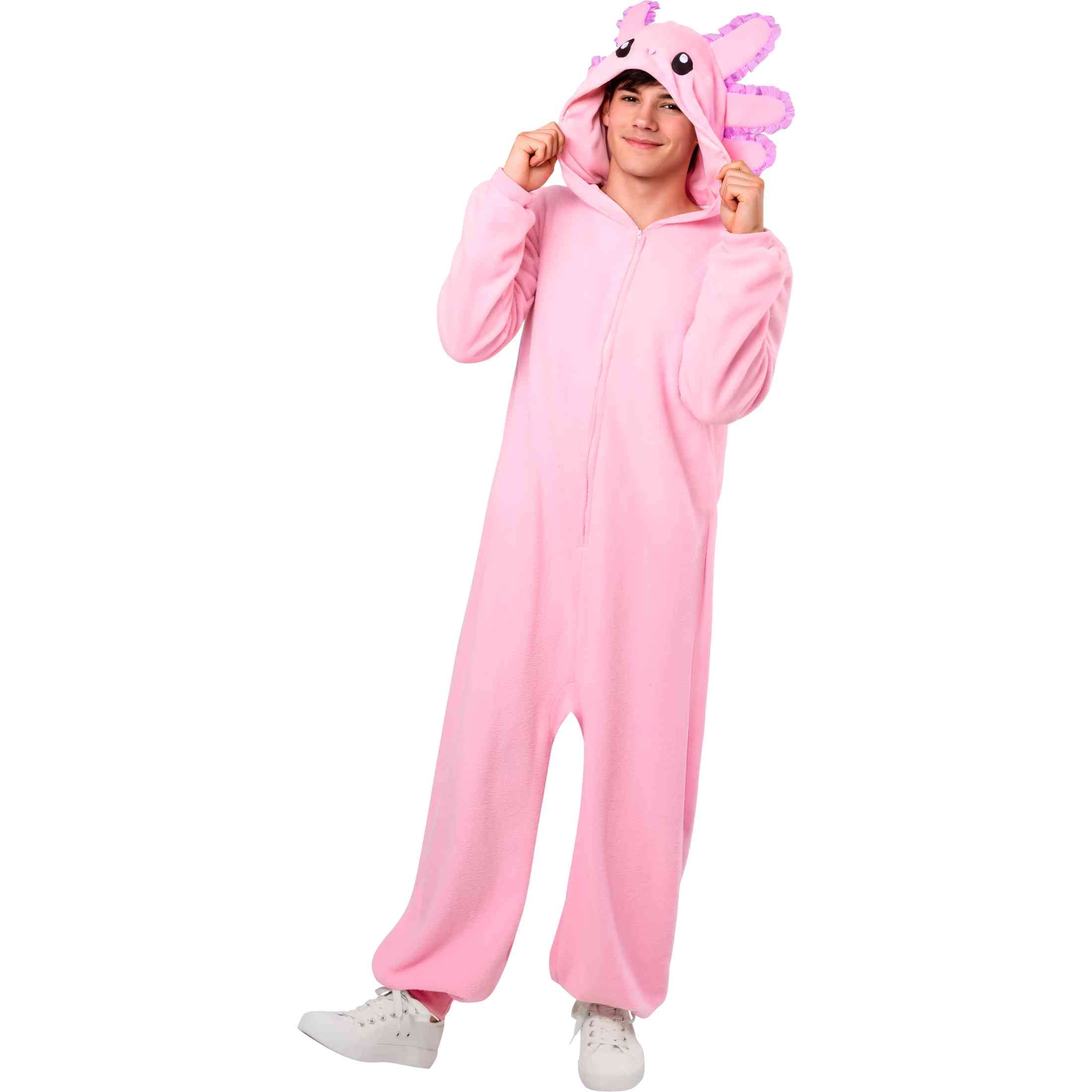 Axolotl Halloween Costume for Adults, Adult Size S (28-34), by Way to Celebrate