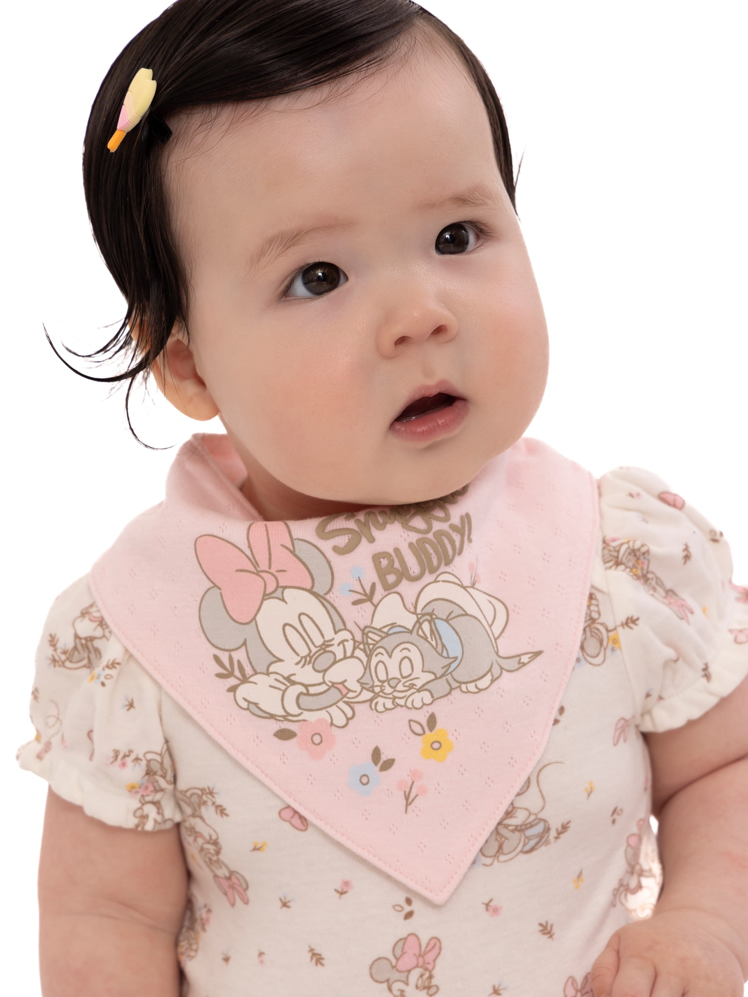 Disney Baby Wishes and Dreams Character Baby Layette Newborn Essentials Gift Set, 4-Piece, Sizes Newborn-12 Months