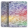 thumbnail image 2 of DesignSkinz Colorful Vector Zebra Animal Print Full-Body Skin Decal Wrap Cover for iPad Pro 12.9” 4th Gen (A2229/A2069/A2239/A2233), 2 of 4