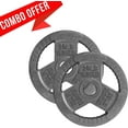 thumbnail image 6 of Yes4All Tri Grip Cast Iron Olympic Weight Plates, 25 lbs, 6 of 7