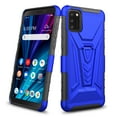 thumbnail image 3 of Compatible for Alcatel TCL A3X A600DL Case with Holster Belt Clip Hybrid Shockproof Protective Phone Cover with Kickstand - Blue, 3 of 7