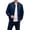 Navy, variant on Mens Stand Collar Flight Jackets Full Zip Ribbed Cuffs Hem Lightweight Coats Daily Casual Warm Zip Pocket Comfort Fit Streetwear Tops Navy XXL