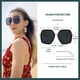 thumbnail image 5 of Gafas de Sol WOWSUN Oversize de Moda para Mujer con Protección UV400, 5 of 6