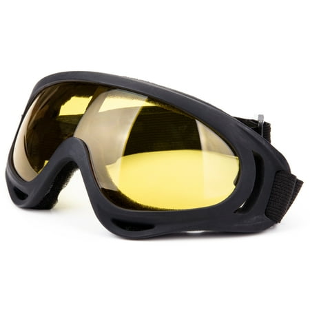 Ski Goggles Outdoor Sports Tactical Glasses Adjustable UV Protective Motorcycle Snow Goggles Dustproof Military Sunglasses for Kids  Teenage  Youth  Boys  Girls  Men and Women