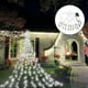 thumbnail image 2 of Cadena de luces LED solares con control remoto, 350 luces LED, para bodas blanco, 2 of 7