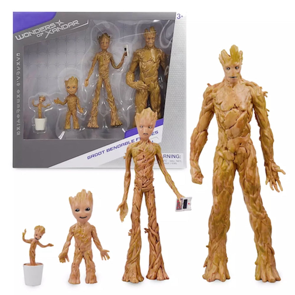 Disney Epcot Guardians of the Galaxy Groot Bendable Figures Wonder