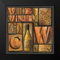 thumbnail image 2 of Gorham, Gregory 15x15 Black Modern Framed Museum Art Print Titled - Type Set Wine Sq II, 2 of 5