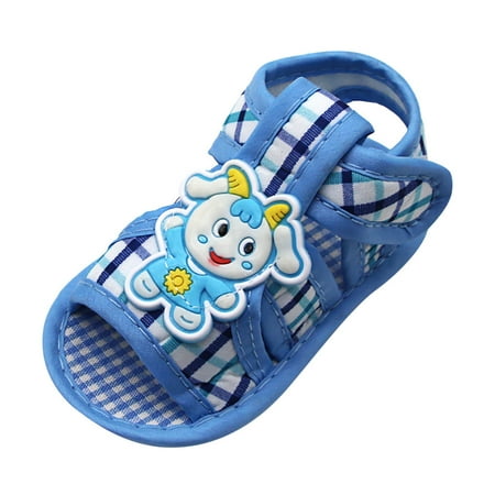 

wofedyo baby essentials Baby Girls Lamb Prewalker Soft Sole Sandals Single Shoes baby shoes