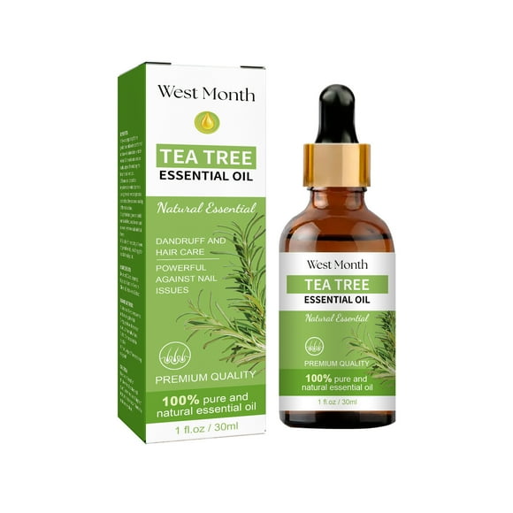 Tea Tree Essential Oil Repairing Hair Moisturizing Facial Skin Moisturizing&Repairing Grey Nail essence
