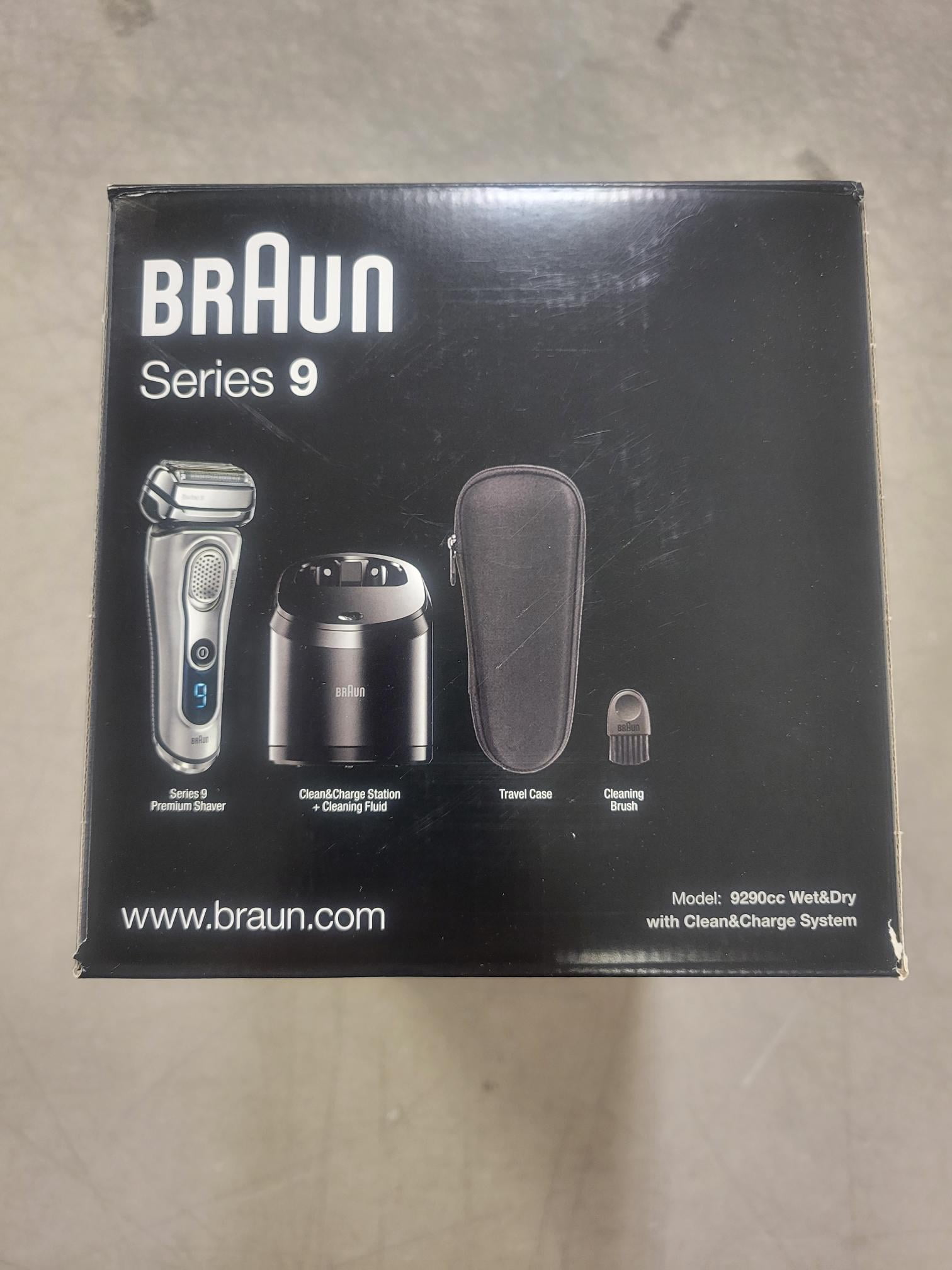 Braun Series 9 9290CC Men's Rechargeable Electric Shaver Wet & Dry 100