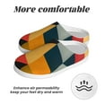 thumbnail image 6 of Kdxio Geometric Cube Pattern Art Women's Men's Slippers Plush Slip-On House Slipper for Winter Indoor Soft Cushion Non-slip Fluffy Slides Slippers-11, 6 of 7