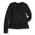 thumbnail image 2 of Aeropostale Womens Choker Pullover Blouse, Black, Juniors, Small, 2 of 2