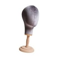 thumbnail image 4 of Bothyi Hairpieces Display Holder Manikin Head for Shopping Mall Styling Dry gray, 4 of 8