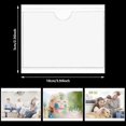 thumbnail image 2 of 180Pcs Self-Adhesive Label Card Holder Index Pockets Holder 6X8.5cm Clear Plastic Card Holder Adhesive Label Holder, 2 of 5