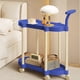 thumbnail image 5 of Estantería Móvil de Plástico de Varios Niveles, Gran Capacidad, con Ruedas, Ideal para Sala de Estar, Dormitorio, Baño o Cocina., 5 of 6
