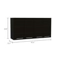 thumbnail image 2 of Newboti Furniture Sitka Wall Cabinet, Two Spacious Divisions, Four Doors 48903, 2 of 6