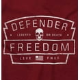 thumbnail image 2 of Live Free Liberty Death Freedom Men's Graphic T Shirt Tees Brisco Brands S, 2 of 6