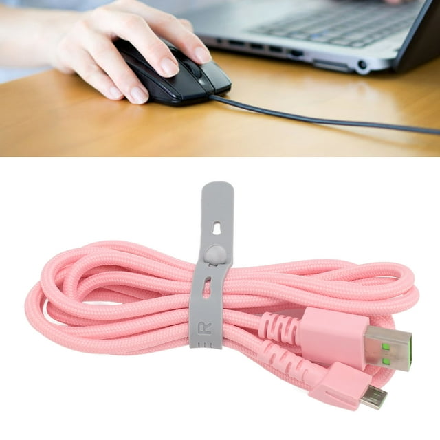 USB Charging Cable for Naga Pro Mouse, 5.9ft USB Braided Mouse Charging Cable Replacement for Naga Pro, for V2 Pro, for Basilisk Mouse and More
