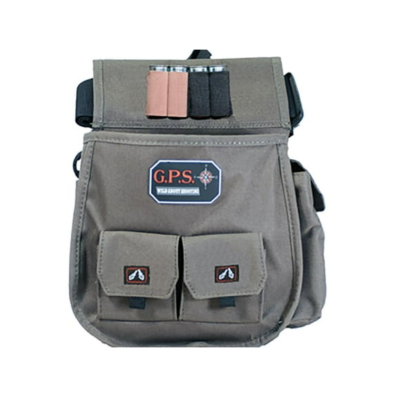 GPS Wild About Hunting Adjustable Deluxe Shell Pouch, Olive