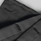 thumbnail image 4 of Cortina de ducha impermeable de poliéster lavable con dobladillo reforzado de 180 cm x 180 cm, color negro, 4 of 5