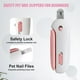 thumbnail image 5 of Tijeras para Uñas de Mascotas con Limas | Cortauñas para Perros y Gatos | Plástico Rosa | Cierre de Seguridad | Hojas de Acero Inoxidable | Lima de Uñas Incluida | 1 Unidad, 5 of 6