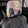 thumbnail image 4 of My Hero Academia Himiko Toga Kawaii Car Headrest Cover 2 Pcs Vehicles Seat Pillow Cover Protector Accessories Decor Auto Front/Rear Seats Head Rest Cover 2 Pcs Universal Fit Most Cars Sedan SUV Van, 4 of 7