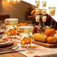 thumbnail image 2 of Yhmxh 16Pcs Fall Disposable Paper Cups Thanksgiving Party Supplies, Pumpkin Maple Leaf Printed Party Cups, Autumn Harvest Themed Beverage Cups for Hot Cold Drinks, Thanksgiving Dinner, Fall Festival, 2 of 6