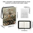 thumbnail image 3 of Game Card Storage Bag Collectible Trading Card Albums The 4-Pocket Card Binder With 50-Page Sleeve Can Hold 400 Game Cards The Three Easter Rabbits, 3 of 6