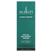 Sukin Super Greens Facial Recovery Serum , 1.01 oz Serum