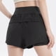 thumbnail image 3 of Pantalones cortos para correr de talle alto para mujer, pantalones cortos deportivos de secado rápido con bolsillos interiores, 3 of 6