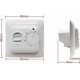 thumbnail image 4 of Manual Electric Floor Heating Thermostat With Ac 220v 16a Probe, Mechanical Floor Heating Thermostat Controller GuanGuan, 4 of 5