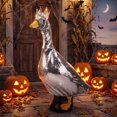 thumbnail image 2 of AZXY Porch Goose Outfit, Fits 23 Inch Porch Goose Statue, Goose Costume, Goose Clothes for Cement Plastic Goose, Duck Goose Clothing, Outdoor Sculpture Decor for Yard Patio Front Porch Garden, 2 of 7