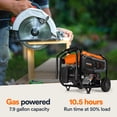 thumbnail image 6 of Generac 10,000 Starting Watt Portable Gas Generator - Electric Start - Home Backup or RV Ready - Heavy Duty Frame - Quiet, Long Runtime, Emergency Power - 49-State Compliant, 6 of 9