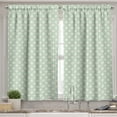 thumbnail image 2 of Ambesonne Turquoise Valance & Curtain, Classical Retro Art, 55"x45", Mint Green Cream, 2 of 6