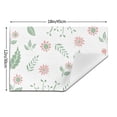 thumbnail image 3 of XMXY Woven Placemats Set of 4 PCS, Flower Leaves Pattern Table Mats Washable Heat Resistant Placemats, 3 of 6