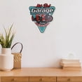 thumbnail image 3 of Embossed Metal Wall Sign Garage Custom Hand Made Project, 3 of 3