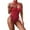 Red, variant on Bodysuits for Women Clothing Lace Woman Bodysuit Jumpsuit Ladies Tops Fashionable Bridal Hot Set Corset White L