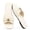 Beige, variant on Woven Slide for Women Square Open Toe Flat Sandals Bow Slip On Mules with Metal Ornament Comfort Summer Sandals for Casual Dressy Daily Wear