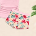 thumbnail image 4 of YEPGAR Girls Tankini Swimsuit 2 Piece Printed Bathing Suit Girls' Swimwear for 7-16 Years (Pink, 7-8 Years), 4 of 5