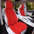 thumbnail image 2 of TLH Red Doe16 Faux Rabbit Fur Car Seat Cushions, for most Cars, Trucks, SUVs or Vans, 2 of 4