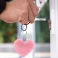 thumbnail image 5 of Cute Heart Plush Keychain for Women Girls - 3.14" Soft Bag Charm Purse Accessory, Valentine's Day Gift Novelty Keyring for Her Handbags & Backpacks, 5 of 6