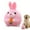 Pink Rabbit, variant on Active Moving Pet Plush Toy, 2024 New Interactive Dog Toys Talking Squeaky Moving Ball Toy, Washable Cartoon Sound Electronic Dog Toy, Cute Shake Bounce Toys for Dog Cats (Pink Rabbit)