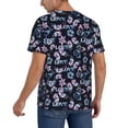 thumbnail image 5 of Haiem Hip Hop Hipster Baseball Jersey Button Down Shirts Sports Uniforms Men Women Jersey(Love Butterflies,X-Large), 5 of 9